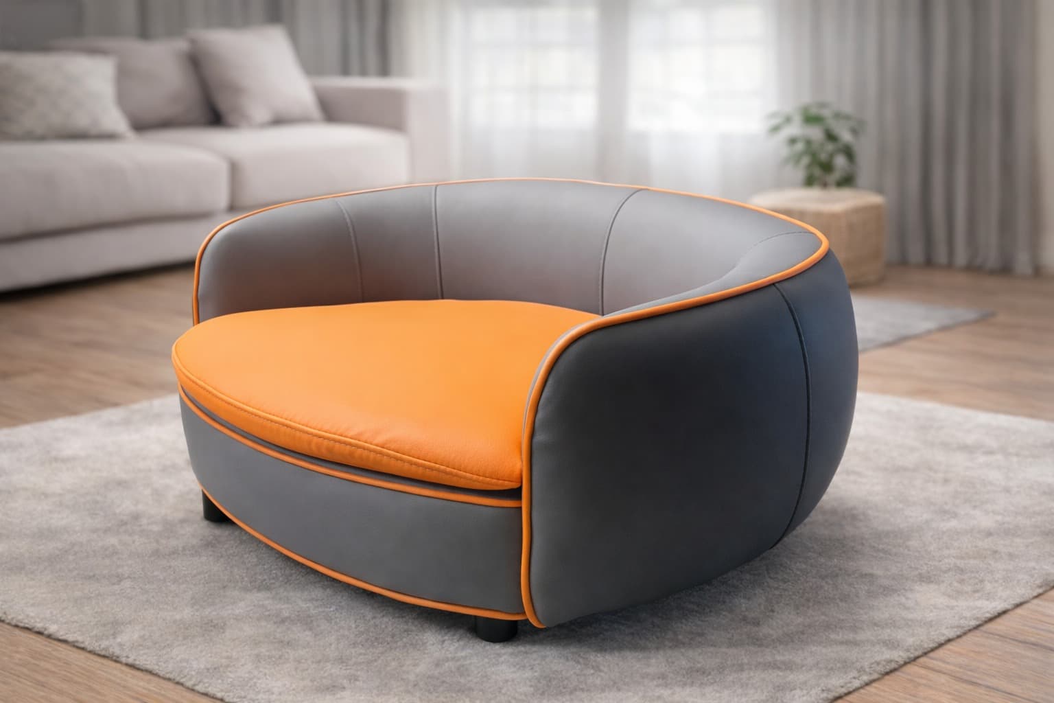 Sofá tipo sillón premium para mascotas