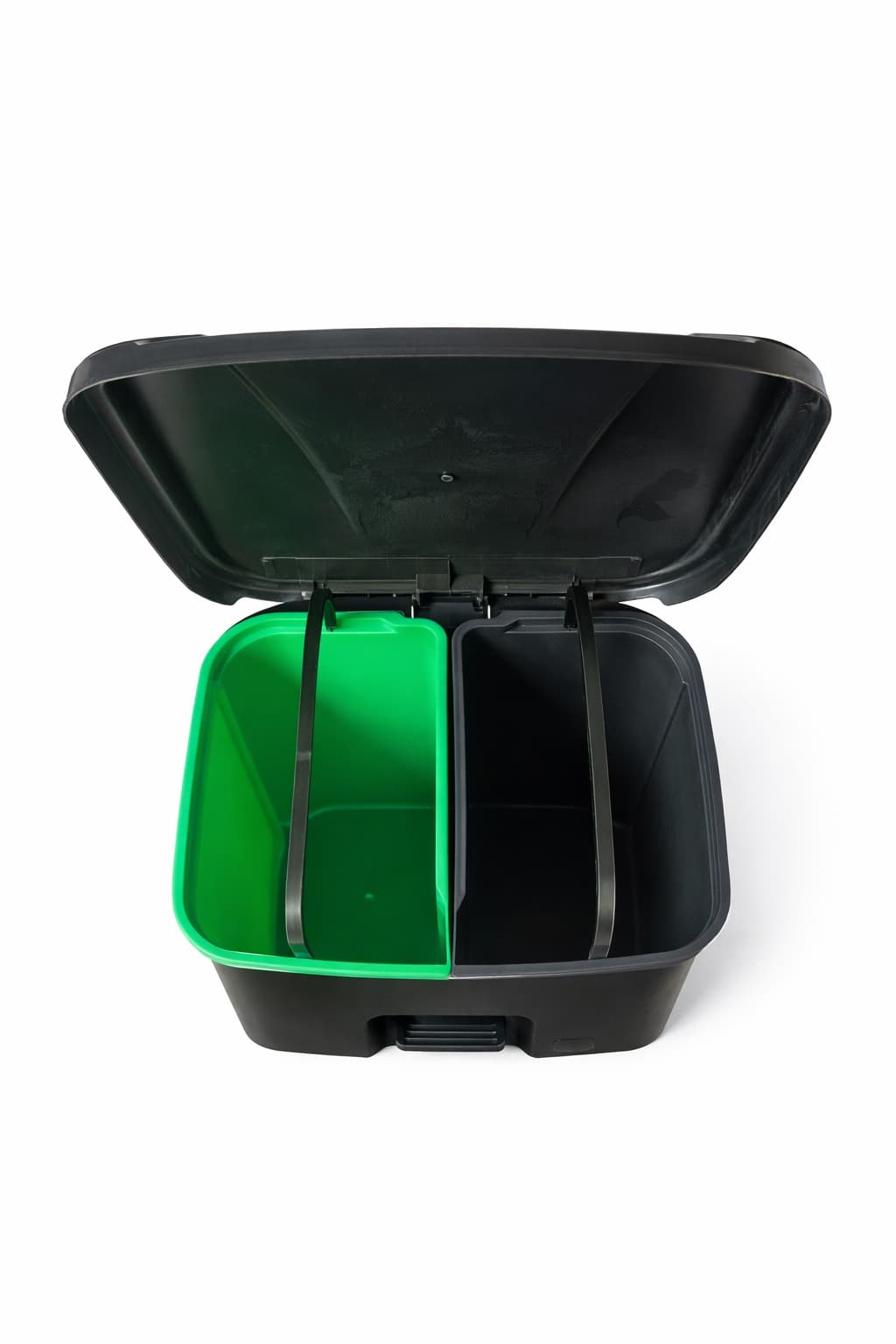 Tacho/cesto de basura doble reciclaje/basura 30 Lts